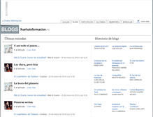 Tablet Screenshot of blogs.huelvainformacion.es